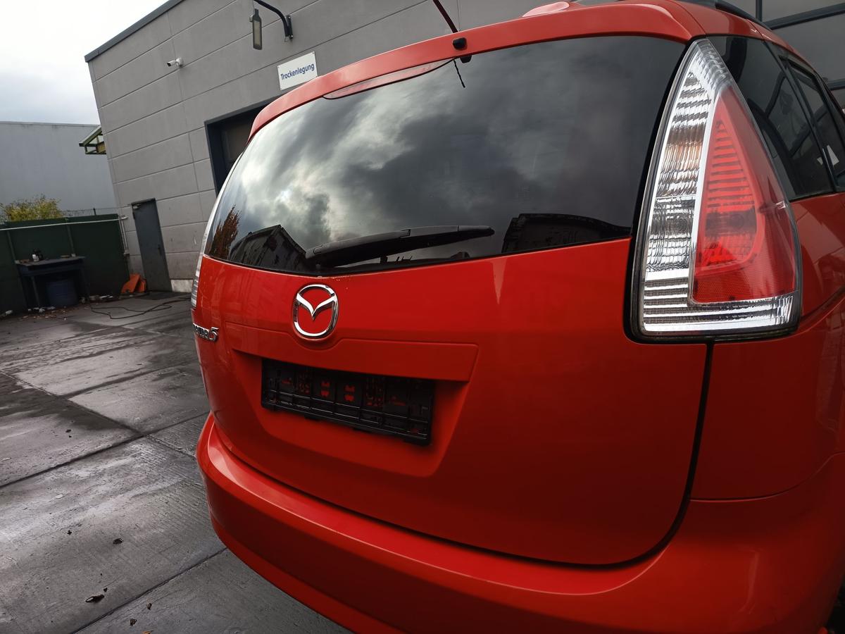 Mazda 5 CR orig Heckklappe mit Scheibe Kofferraum rot Bj 2009