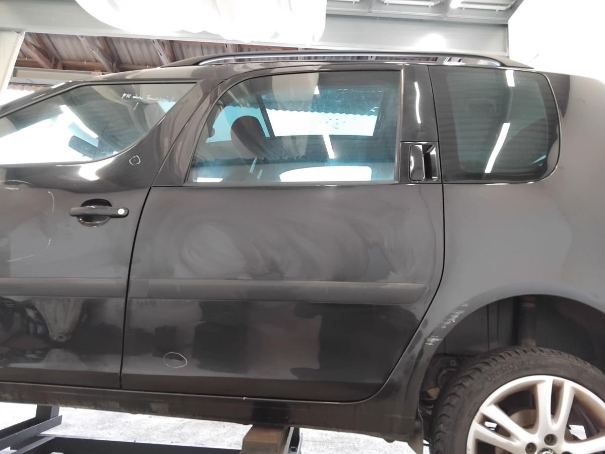 Skoda Roomster 5J T&uuml;r hinten links LF9R Blackmagicmetallic BJ2008