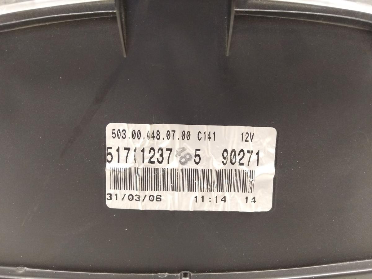 Fiat Panda 169 Tacho Kombiinstrument 51711237 BJ2006 1.2 44kw 188A4000
