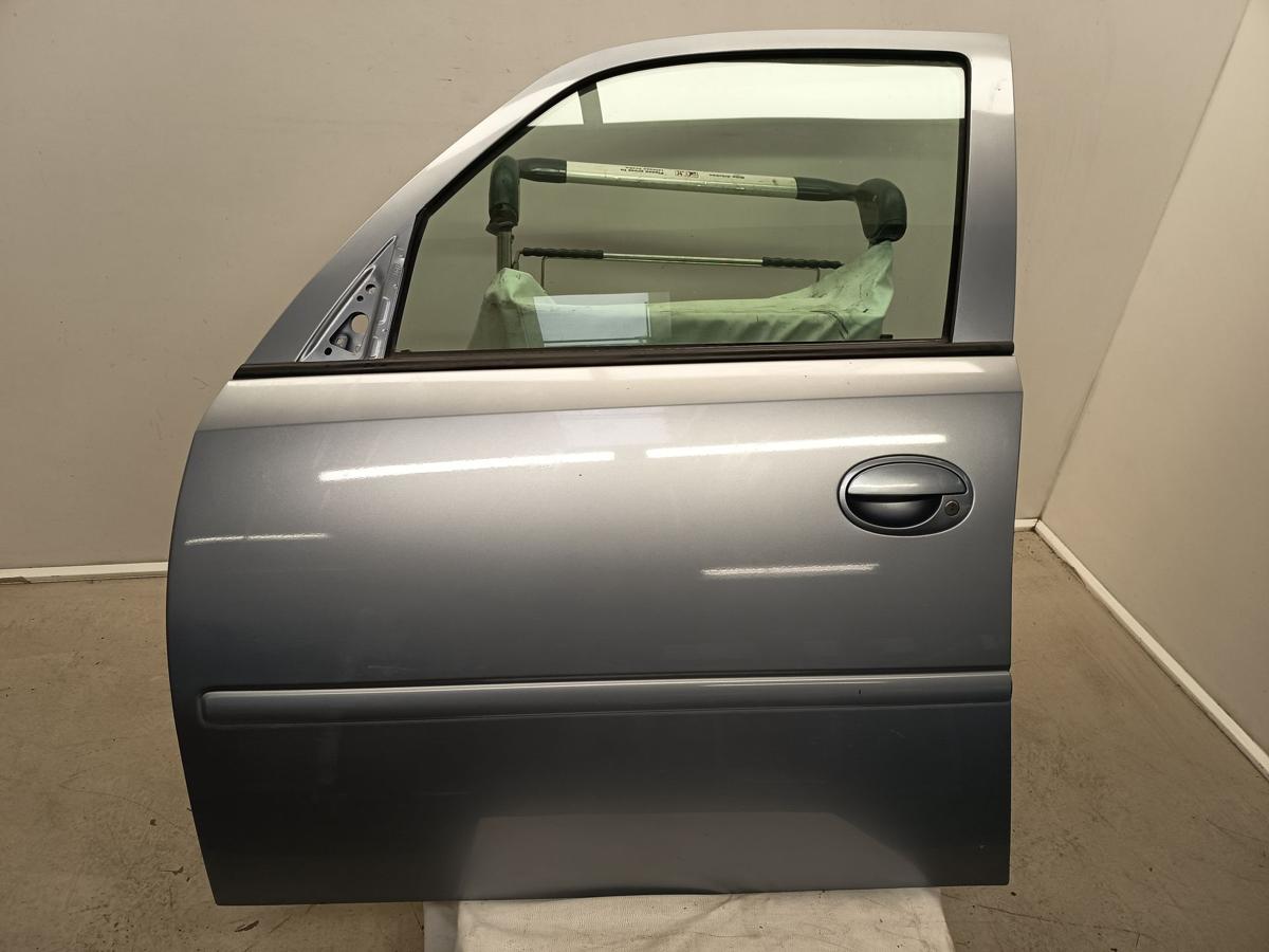 Opel Agila A Bj 2007 original Tür vorn links Fahrer Z163 Lichtsilbermetallic 4AU
