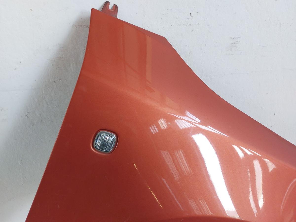 Skoda Fabia 5J Kotfl&uuml;gel rechts Beifahrerseite Seitenwand LF3H orange 06-14