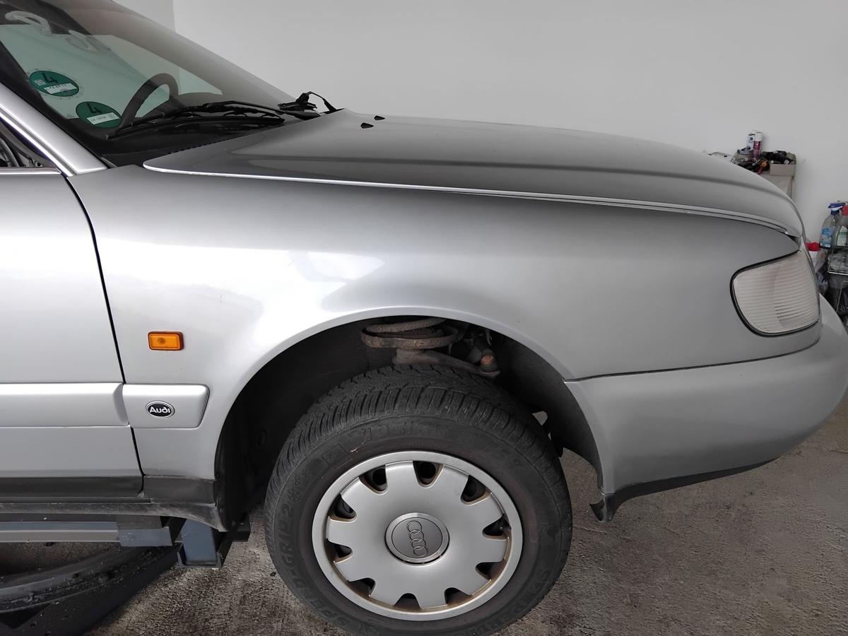 Audi A6 C4 Kotfl&uuml;gel vorn rechts LY7M alusilbermetallic BJ1996 Facelift
