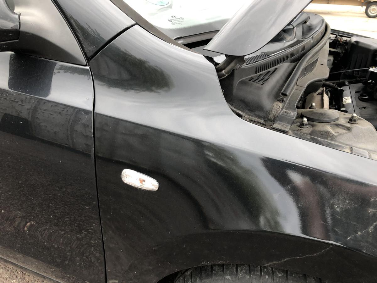 Hyundai i30 FD Kotflügel vorn rechts Beifahrerseite 9F Stone Black Perl