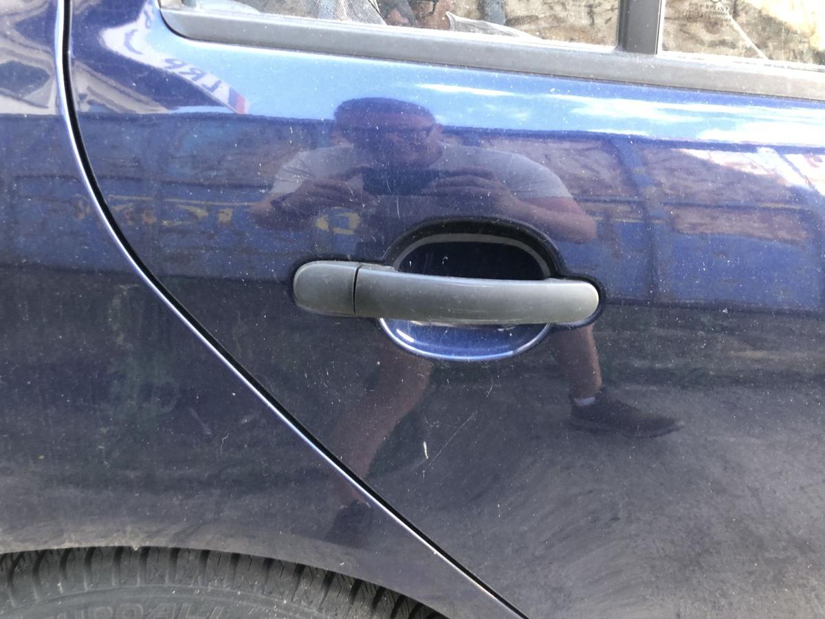 Skoda Fabia 6Y T&uuml;r hinten rechts Fondt&uuml;r Rohbau LF5U Tiefseeblau Metallic 5trg