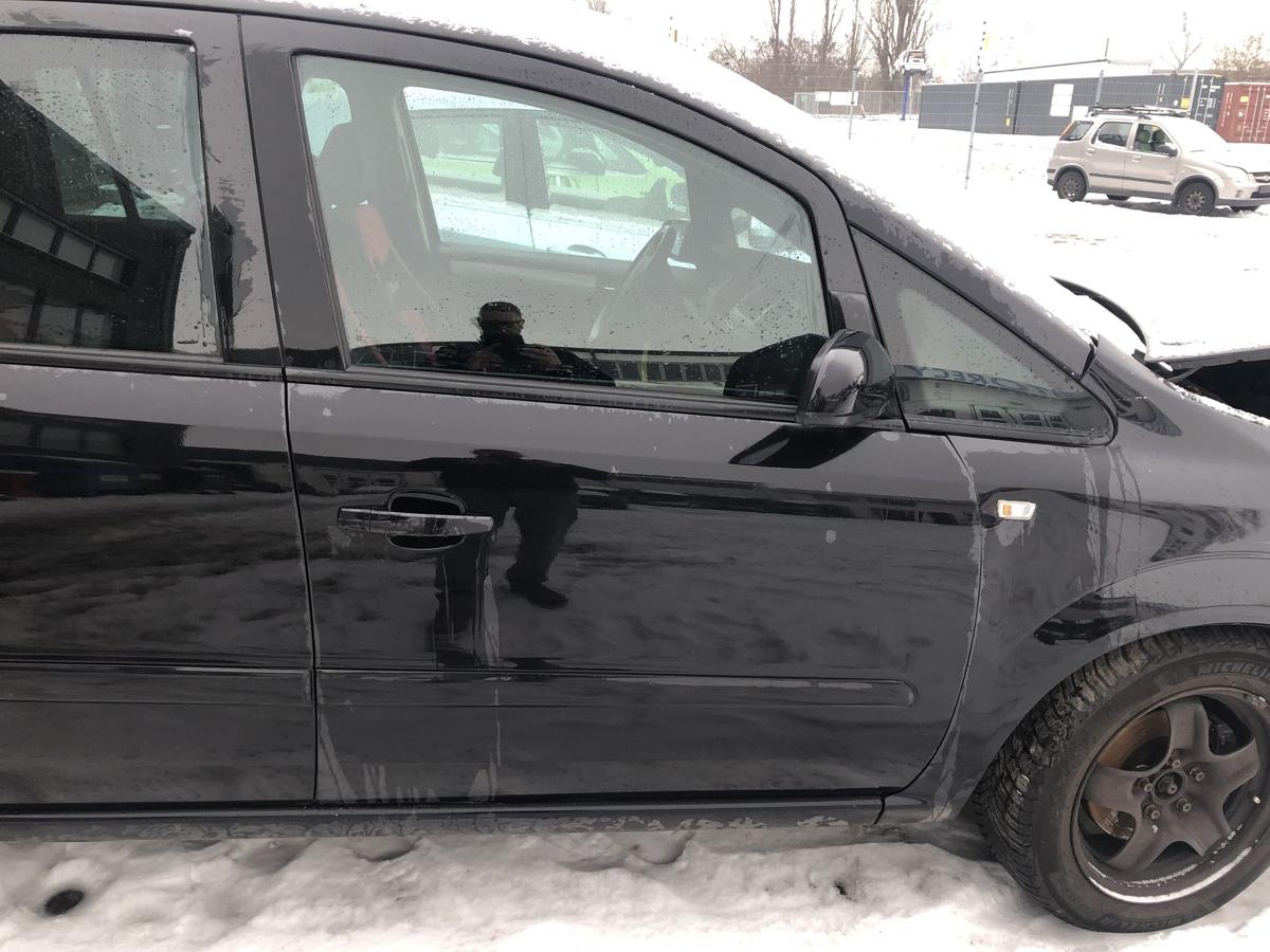 Opel Zafira B T&uuml;r vorne rechts Fahrert&uuml;r Rohbau Autot&uuml;r 2HU Saphirschwarz