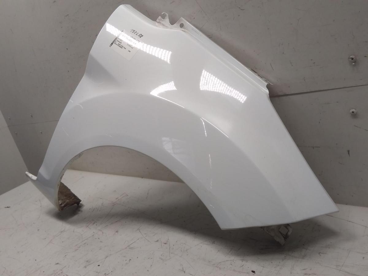 Ford Fiesta JA8 original Kotfl&uuml;gel vorn rechts frostwei&szlig; BJ2009