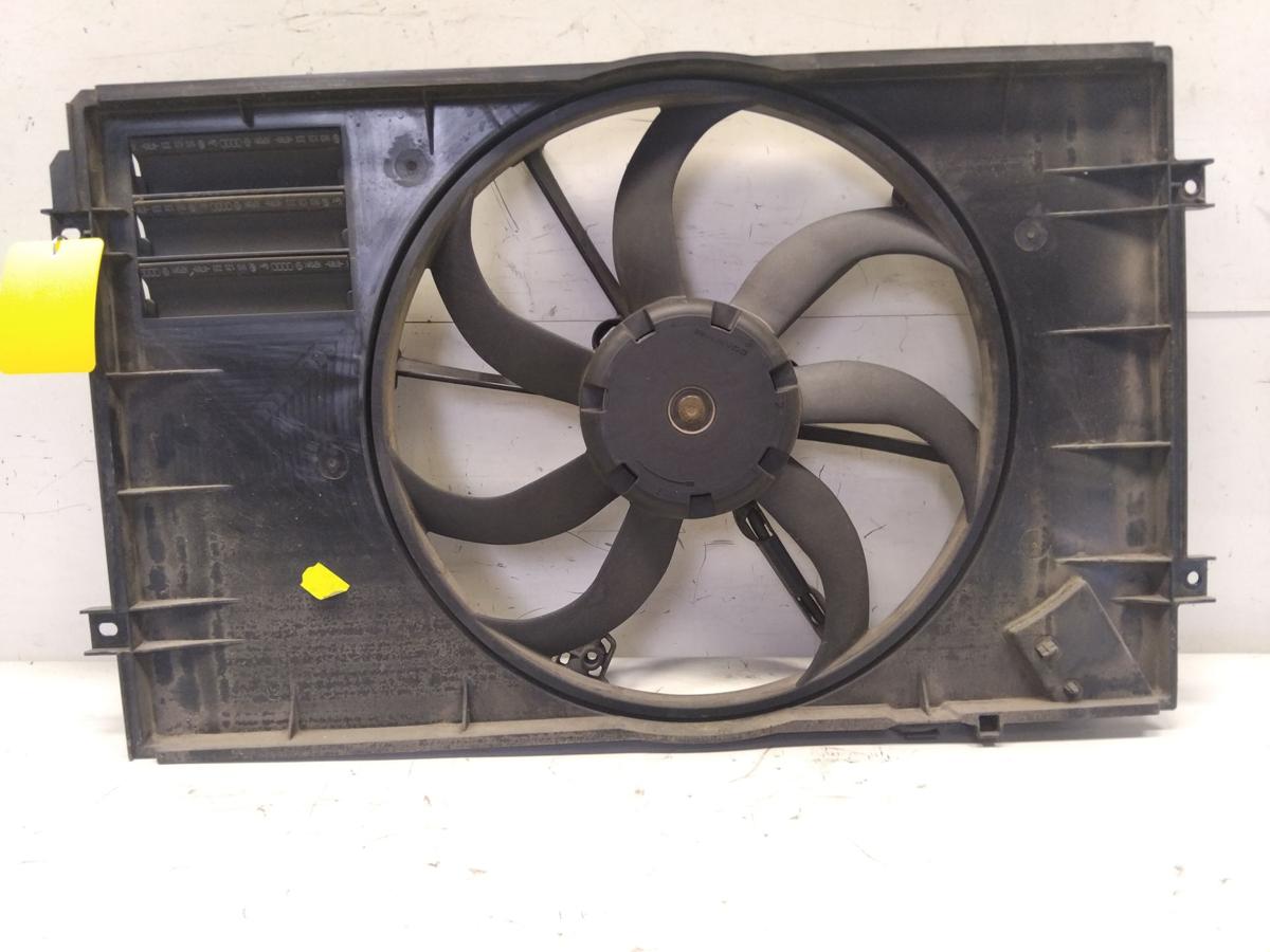 VW Golf 6 original Elektrol&uuml;fter 400W 1K0959455EF 1K0121203AG mit Zarge Bj.2009
