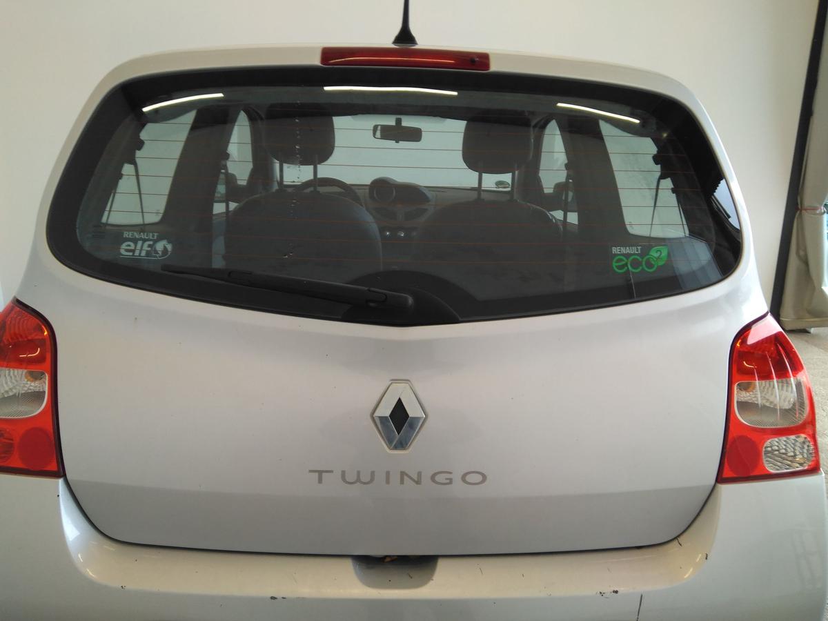 Renault Twingo 2 original Heckklappe mit Heckscheibe TED69 - Platingrau Bj.2011