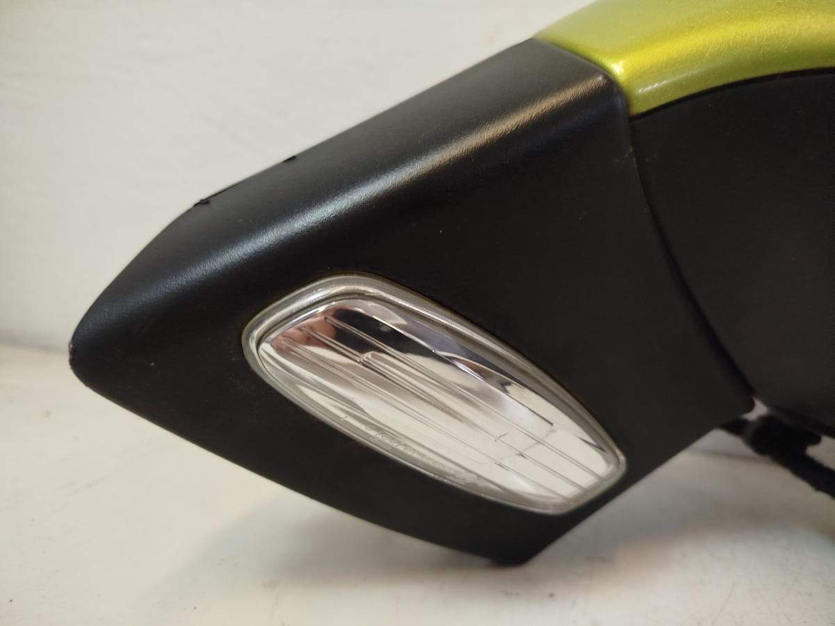 Peugeot 207 WA WC Aussenspiegel links R&uuml;ckspiegel elektrisch KAR Lacerta gelb