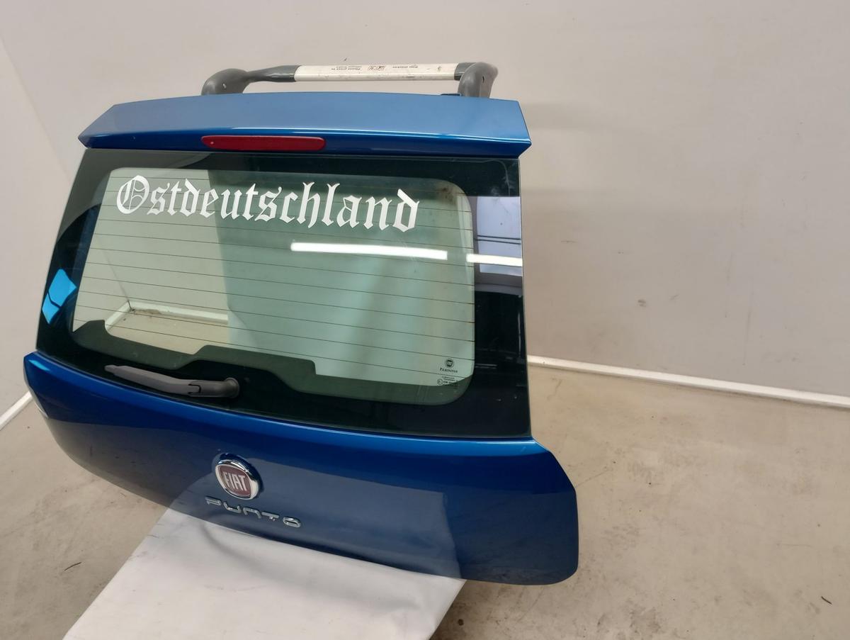 Fiat Punto 199 orig Heckklappe mit Scheibe 5trg 494B Jazz Blau Bj 2012