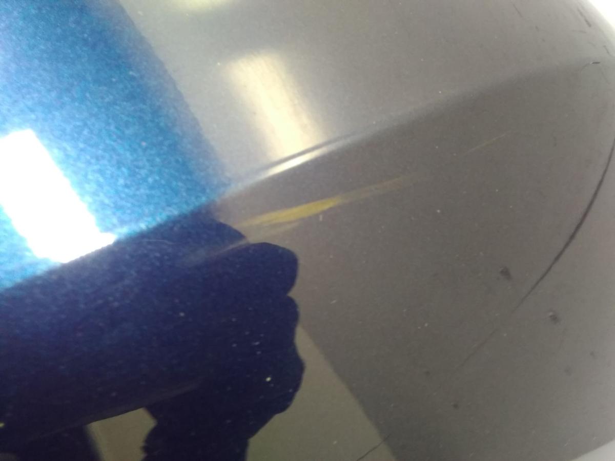 Skoda Fabia 2 5J Limo original Stoßfänger Stoßstange hinten stormblau Bj.2008