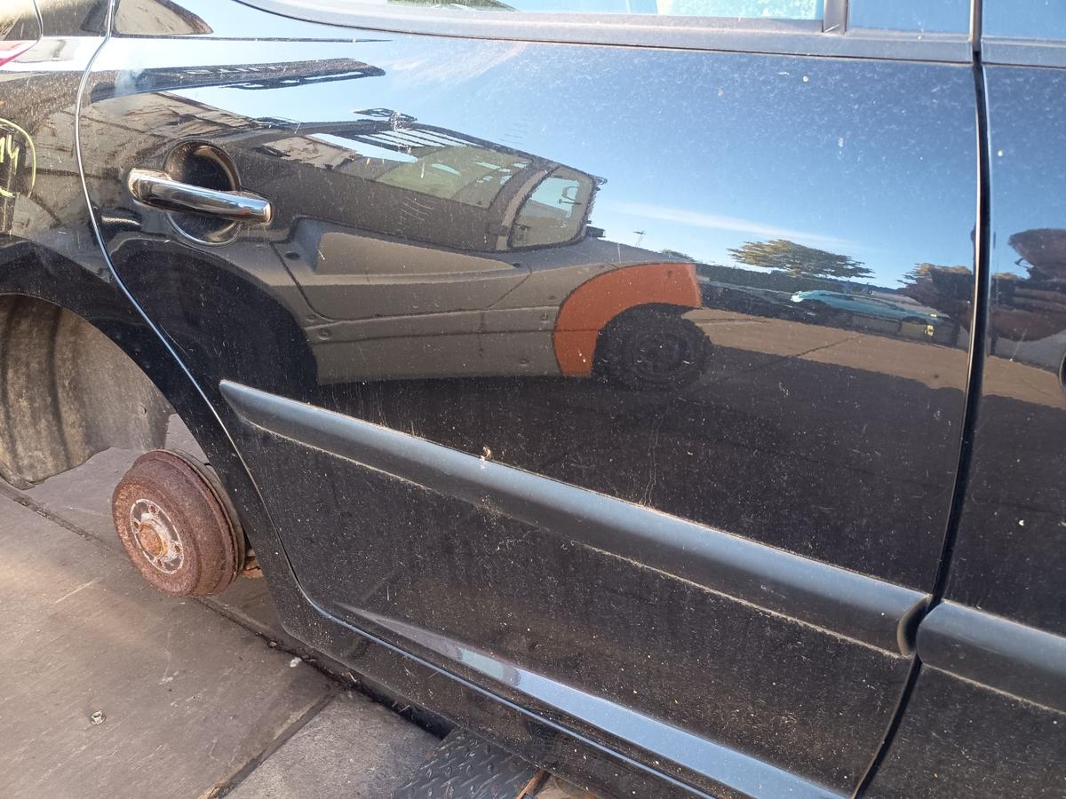 Peugeot 207SW original T&uuml;r Roht&uuml;r hinten rechts EXL schwarz Baujahr 2009