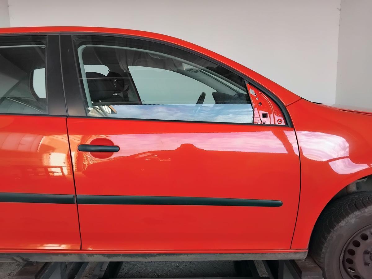 VW Golf 5 1K Tür vorn rechts Beifahrertür tornadorot LY3D 5türig BJ2004 Fließheck