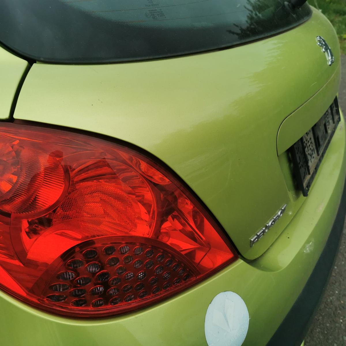 Heckklappe Klappe Deckel Bonnet Rohbau KAR Gelb Lacerta Peugeot 207 W 3 Türer