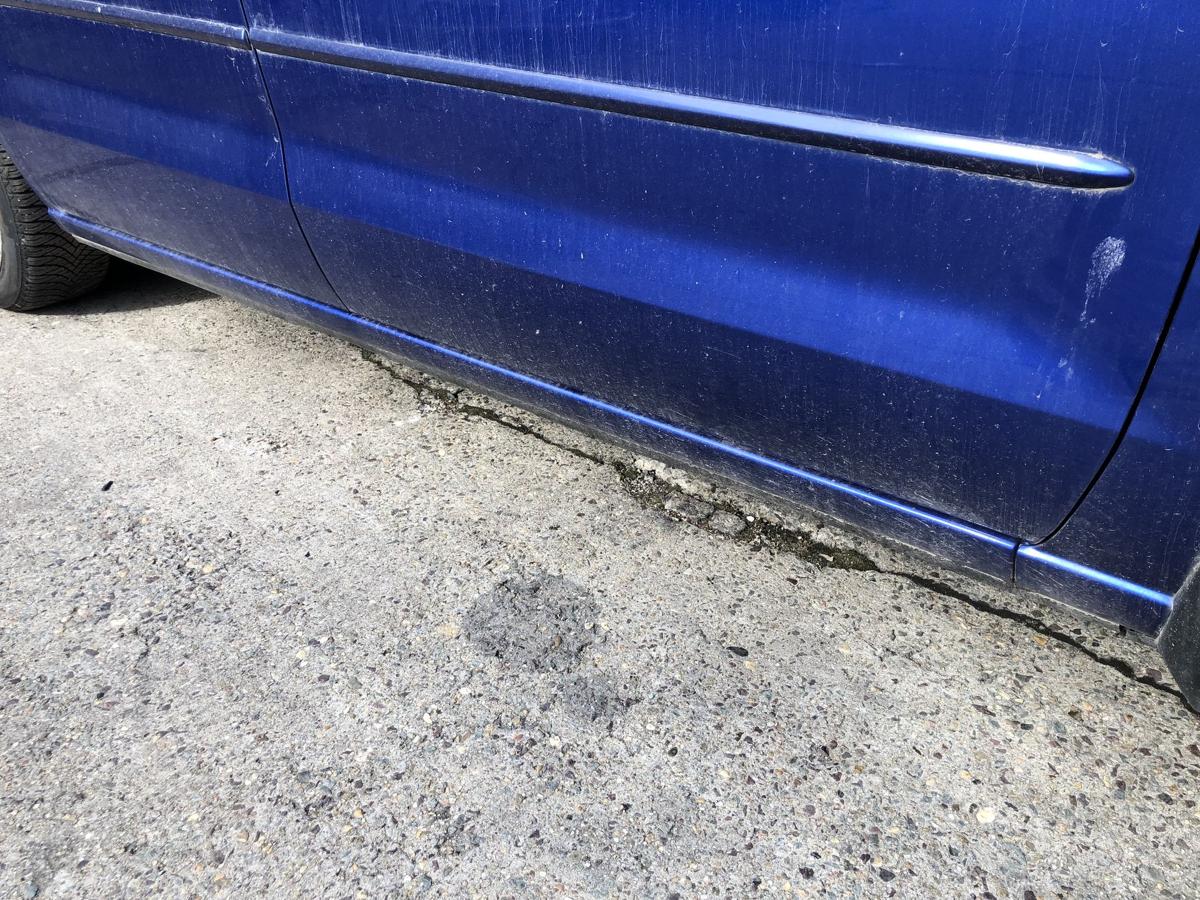 Mazda 5 CR ab 2008 Tür vorn rechts Beifahrertür im Rohbau 34J Aurora Blue