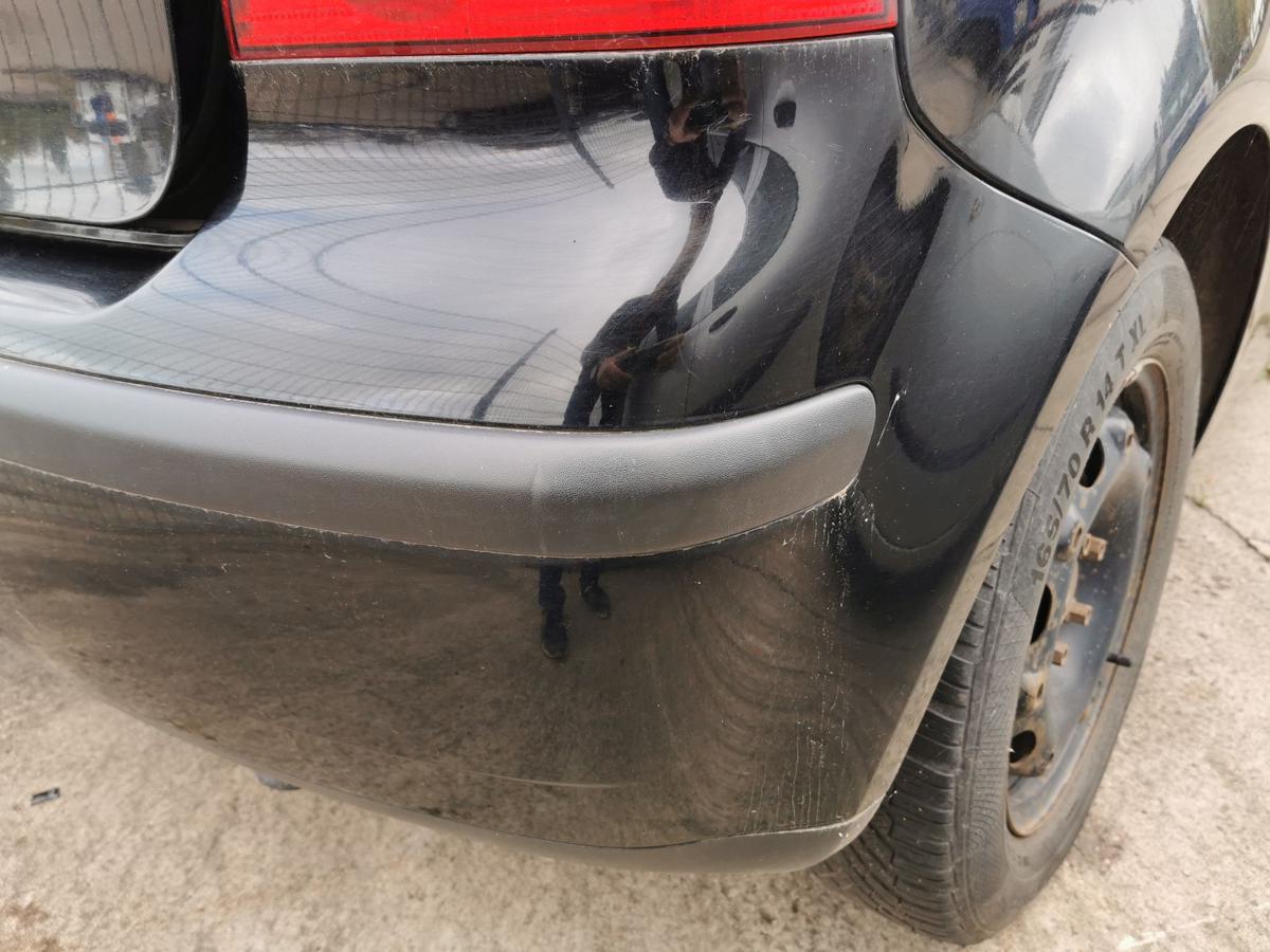 VW Polo 9N1 Stossfänger Stossstange Bumper hinten L041 Brillantschwarz