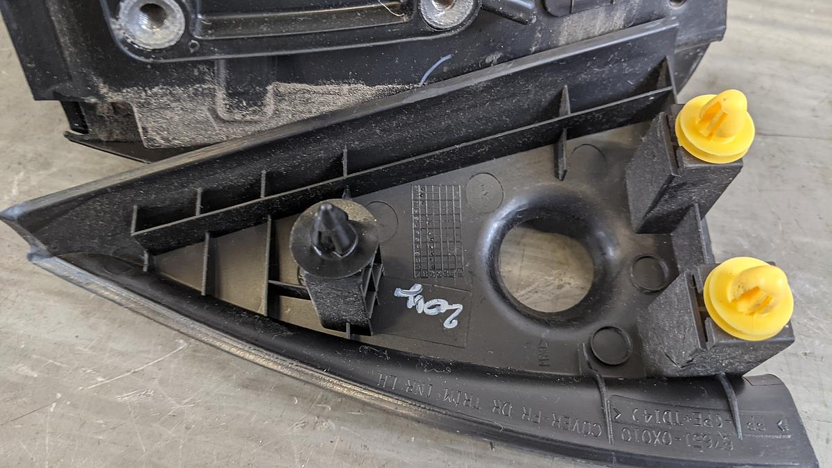 Hyundai i10 PA Aussenspiegel links manuell unlackiert R&uuml;ckspiegel