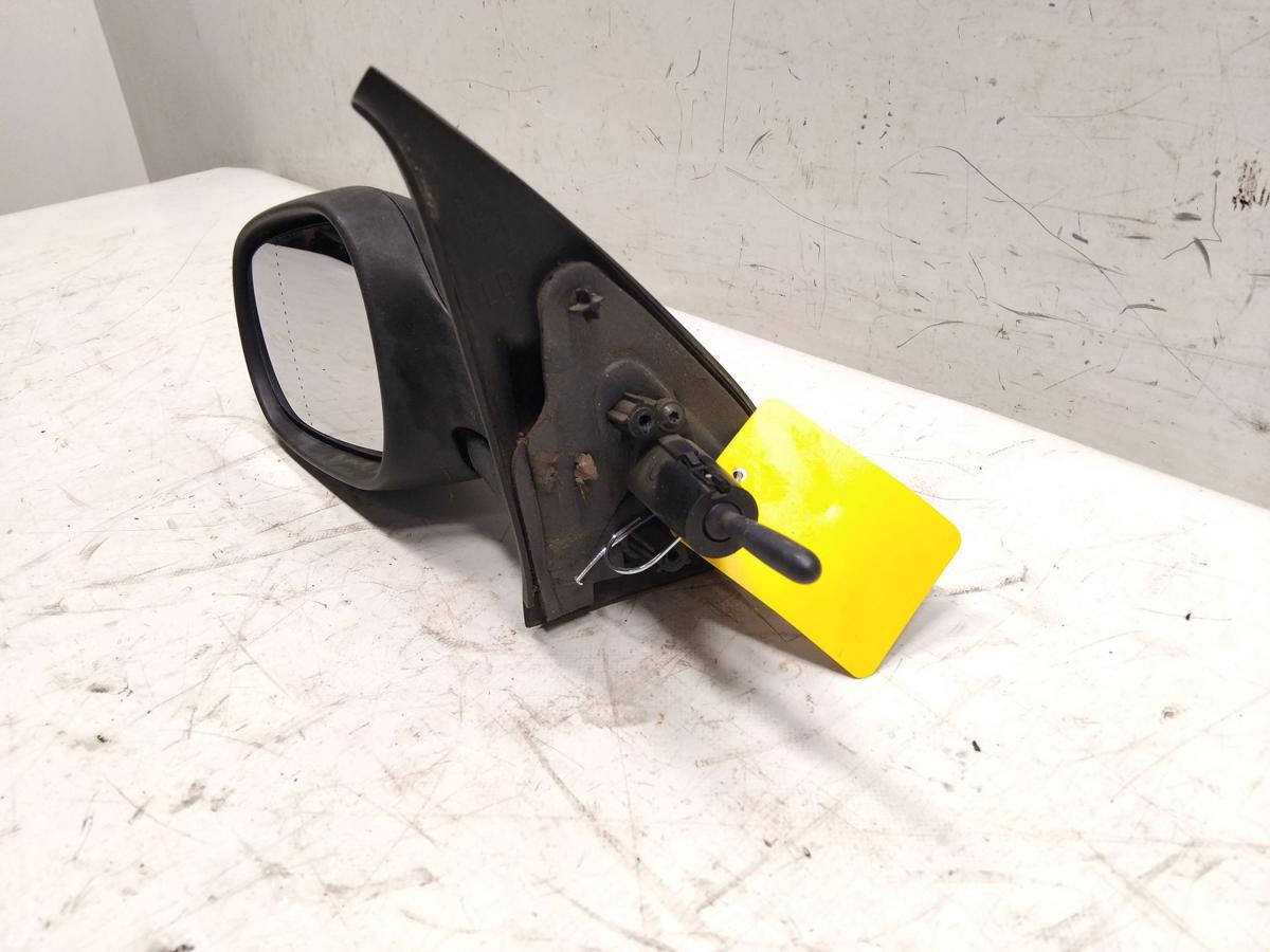 Nissan Micra K12 original Au&szlig;enspiegel links schwarz unlackiert manuell BJ2003