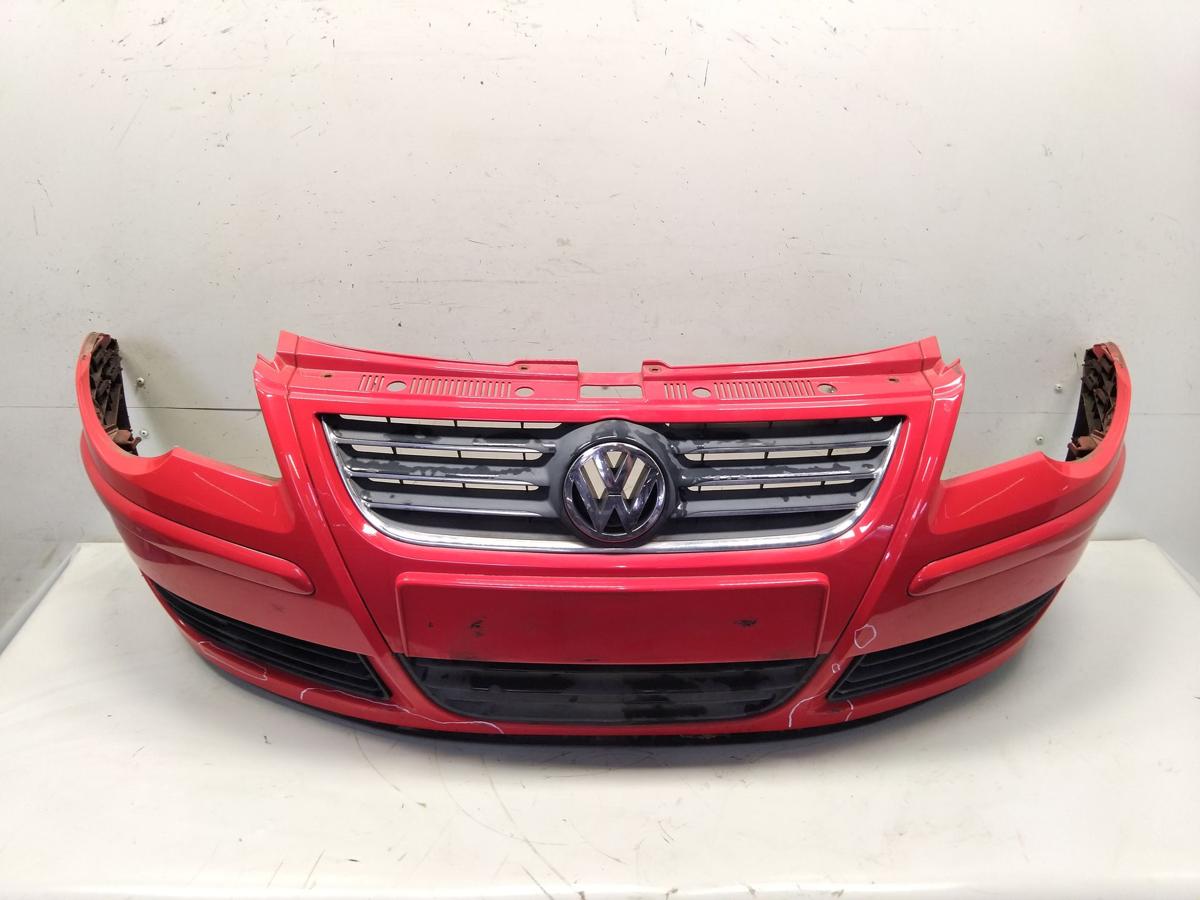 VW Polo 9N3 original Sto&szlig;stange Sto&szlig;f&auml;nger vorn LP3G Flashrot BJ2005