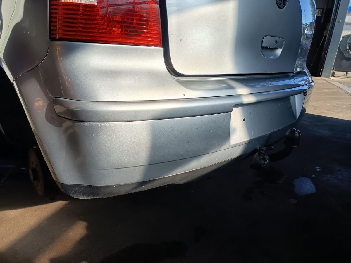 Polo 9N1 original Stoßfänger Stoßstange hinten Bumper rear reflexsilber LA7W