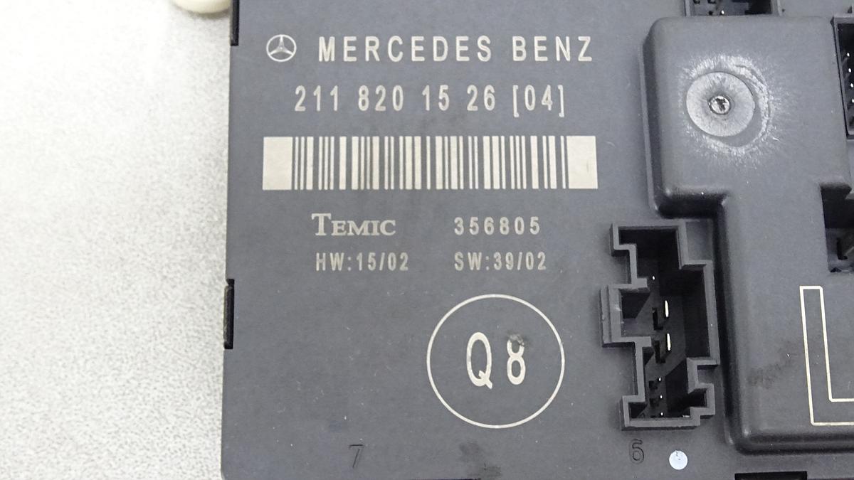 Mercedes E Klasse W211 Türsteuergerät hinten links A2118201526 356805 Bj2003