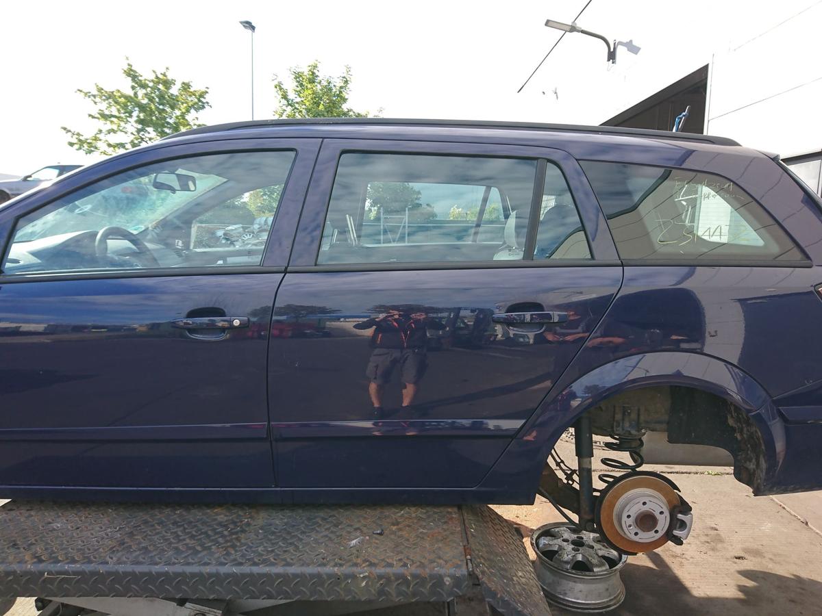 Opel Astra H Caravan orig Tür hinten links 20Z Royalblau Bj 06