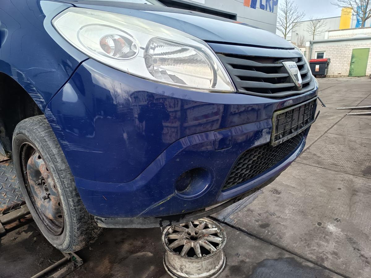 Dacia Sandero 1 original Sto&szlig;stange F&auml;nger vorn Front 61H Blue marine Bj 2009