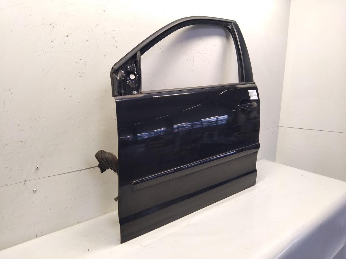 VW Polo 9N3 T&uuml;r vorn links Fahrert&uuml;r 5-t&uuml;rig schwarzmetallic LC9Z Bj.2009