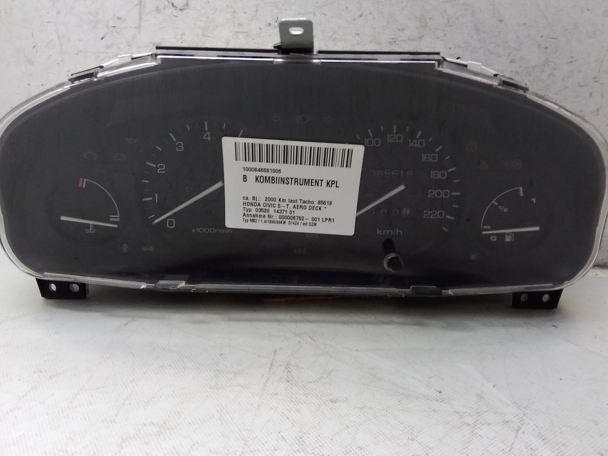 Honda Civic 6 original Kombiinstrument 78100 BJ2000