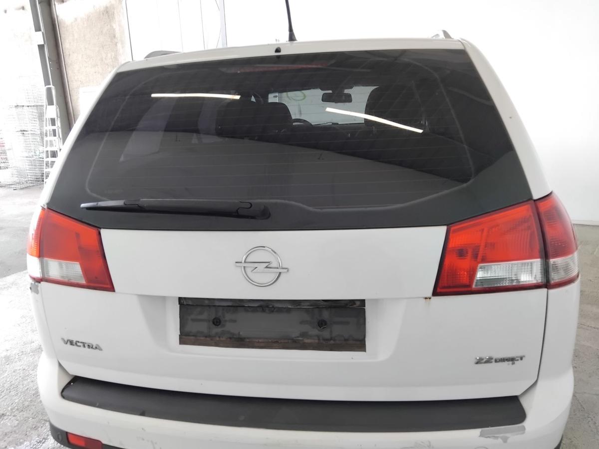 Opel Vectra C Caravan Heckklappe Z474 Casablancawei&szlig; inkl. Heckscheibe BJ2007
