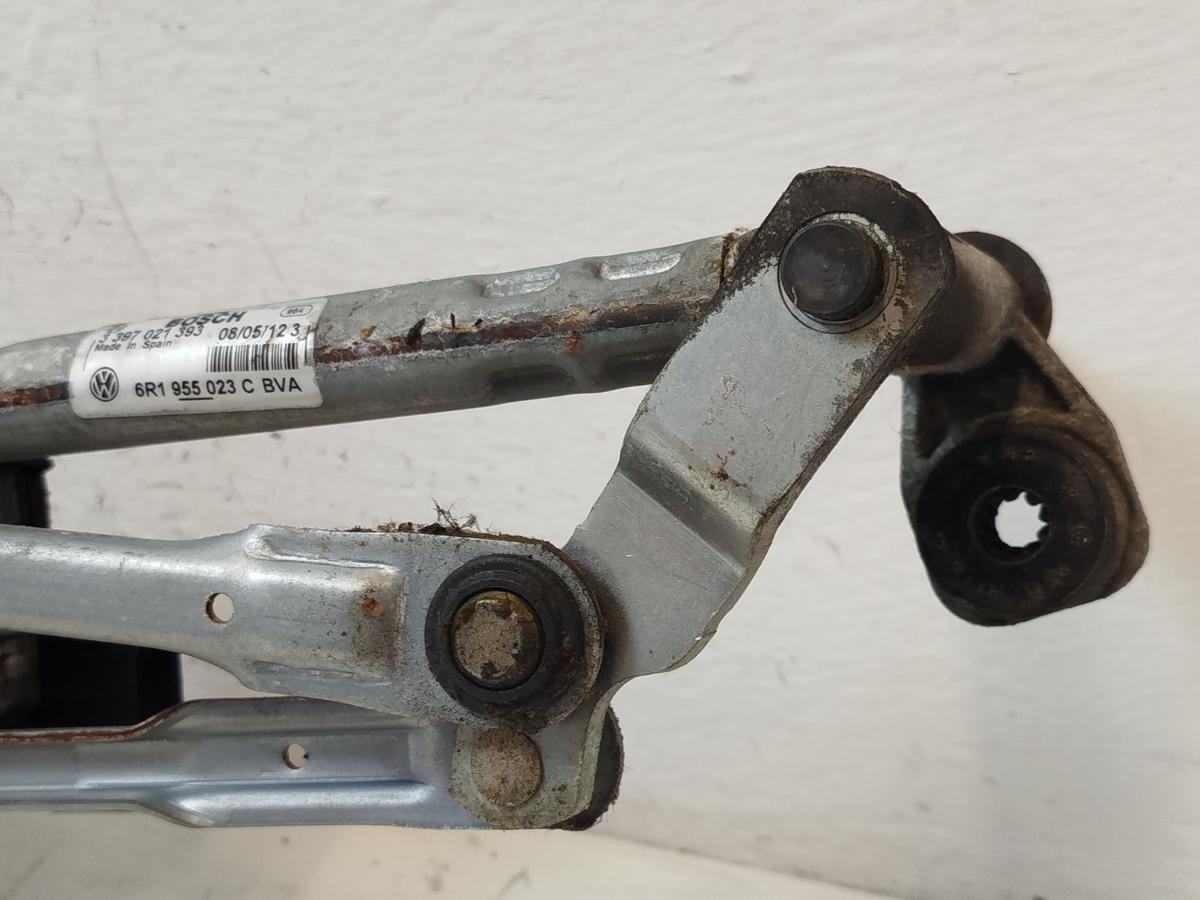 VW Polo 6R Wischermotor vorn Wischergest&auml;nge Wischerantrieb OEM Scheibenwischer