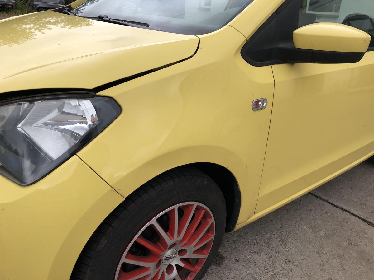 Seat Mii Typ AA Kotfl&uuml;gel vorn links Fahrerseite LB1B Sunflower Yellow