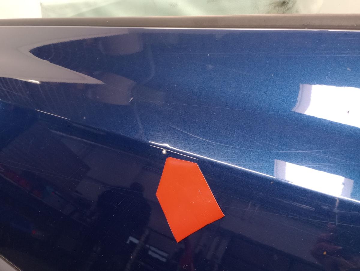 Renault Clio III Tür vorn rechts Beifahrertür 3-türig BJ2006 NV432 blau