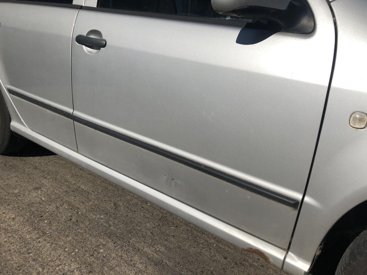 Skoda Fabia 6Y Tür vorn rechts Beifahrertür Rohbau LF7T silber Kombi und 5trg