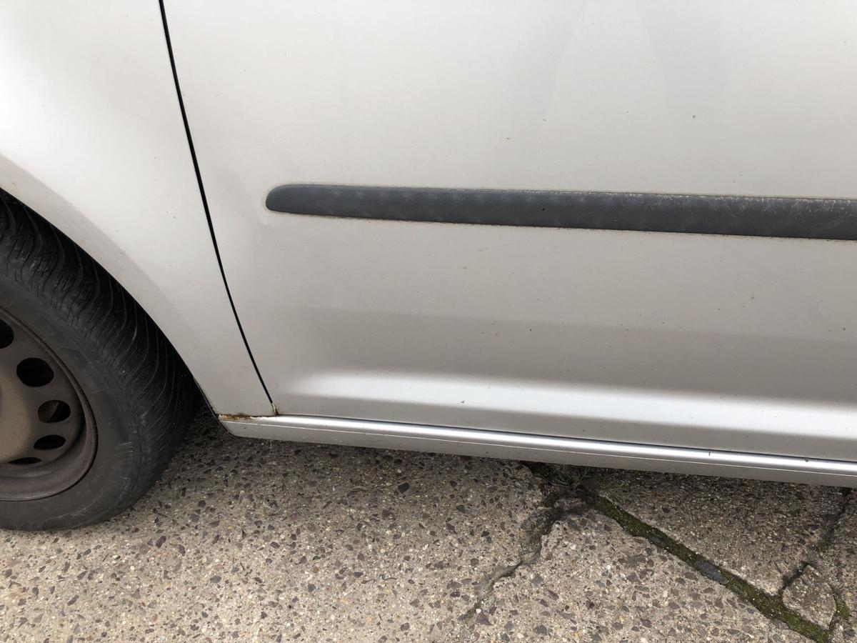 VW Touran 1T 1T2 GP T&uuml;r vorn links Fahrert&uuml;r im Rohbau LA7W Reflexsilber Met