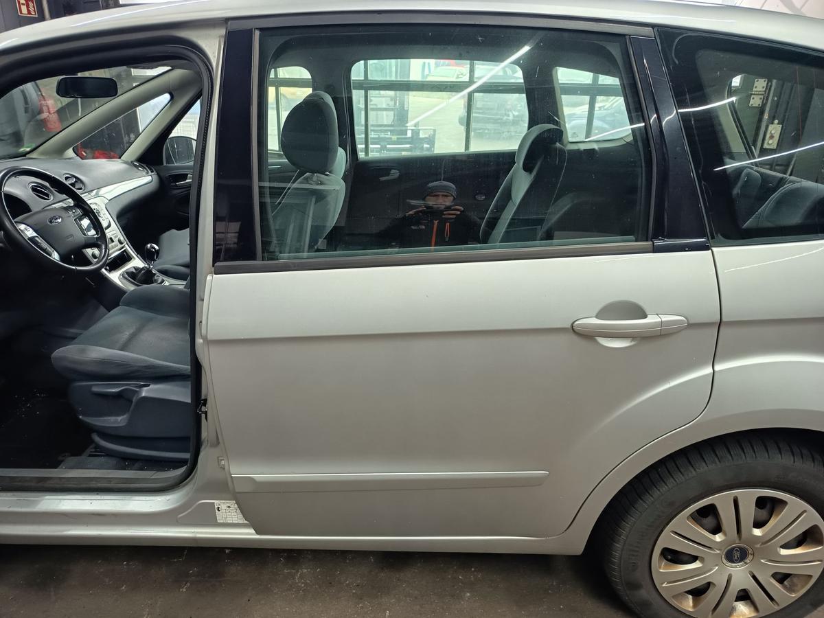 Ford S-Max 1 original Tür hinten links Fond Polarsilber Bj 2009