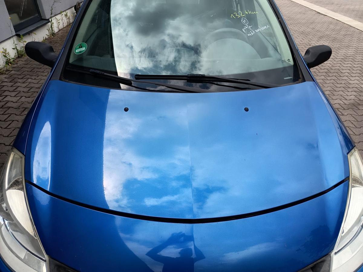 Renault Clio III orig Motorhaube Klappe Front TEI45 Blau met Bj 2006