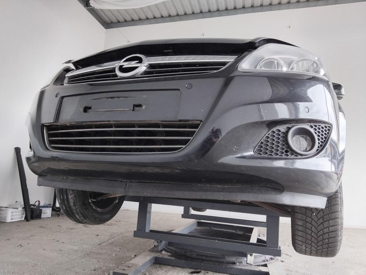 Opel Zafira B Facelift original Stoßstange Stossfänger vorn PDC BJ2014 Z22C graphitschwarzmetallic