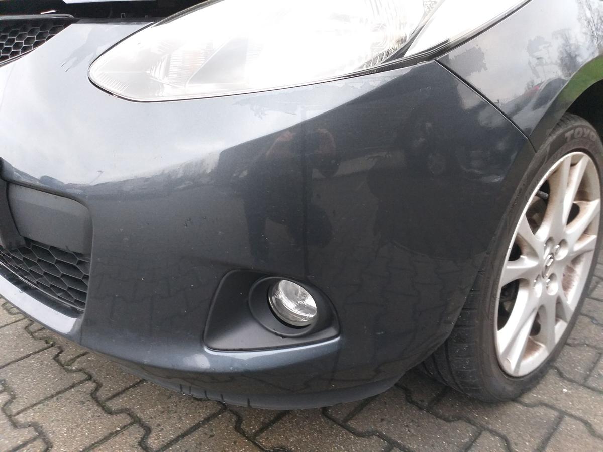 Mazda 2 DE original Stoßstange Stossfänger vorn Graumetallic Bj.2009