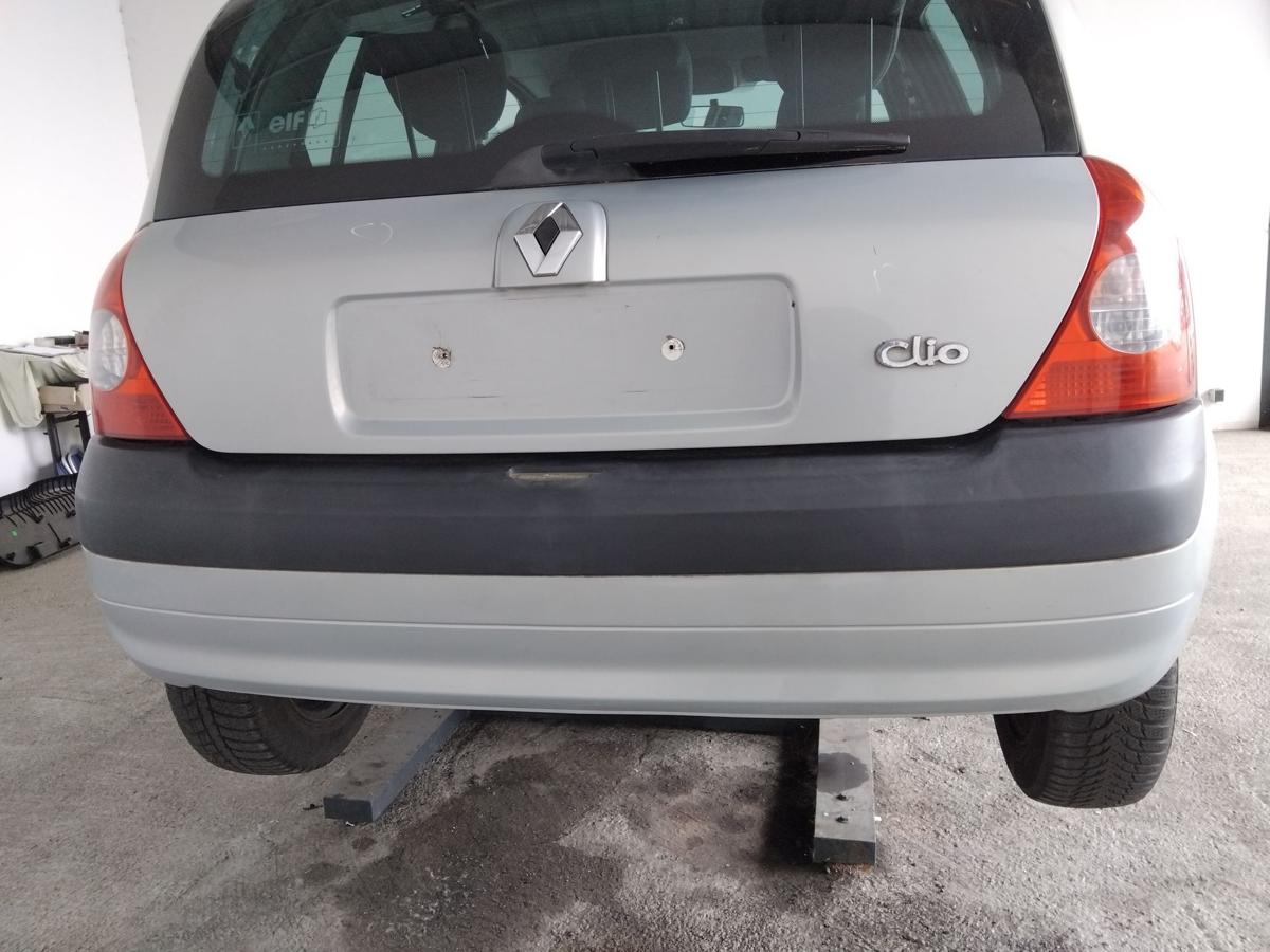 Renault Clio 2 Phase 3 original Sto&szlig;stange Sto&szlig;f&auml;nger hinten BJ2004 MV632 Gris Boreal
