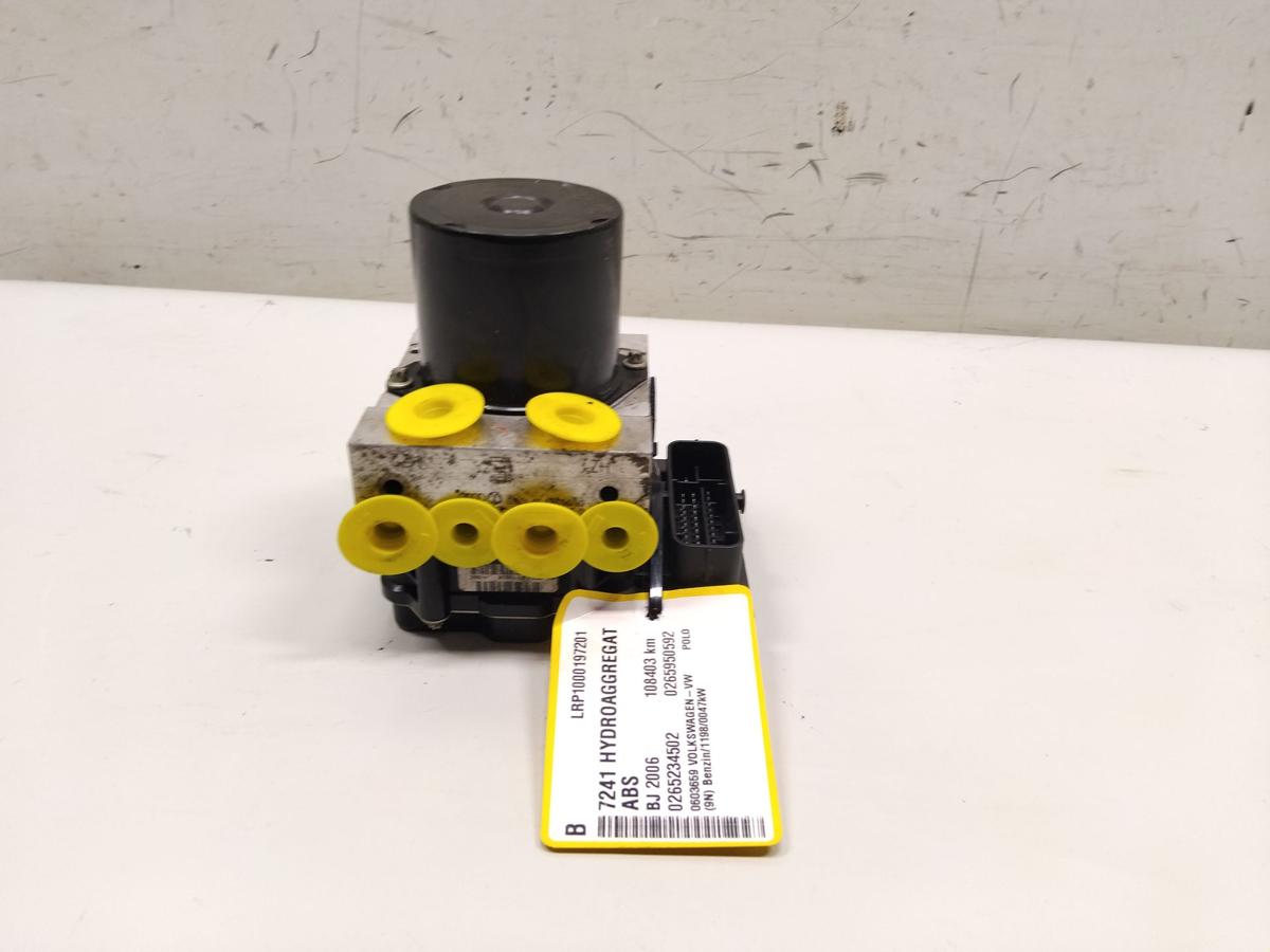 VW Polo 9N3 original ABS-Block 6Q0614517A 6Q0907379AS Bj.2006