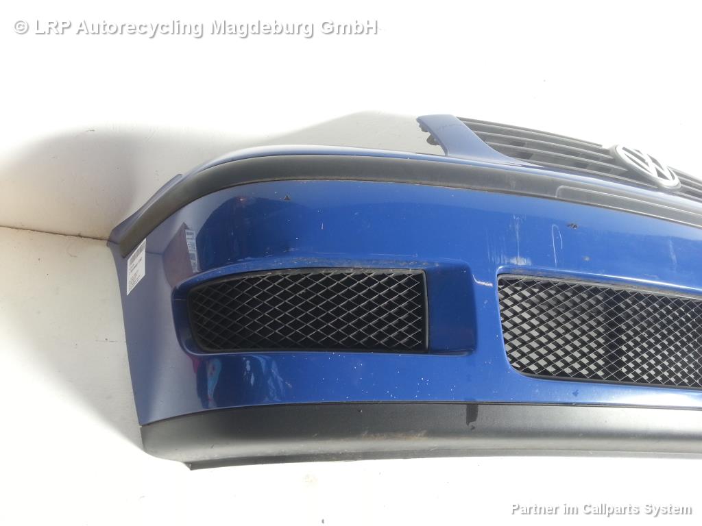 VW Polo 6N2 Stossfänger Stossstange Bumper vorn blau