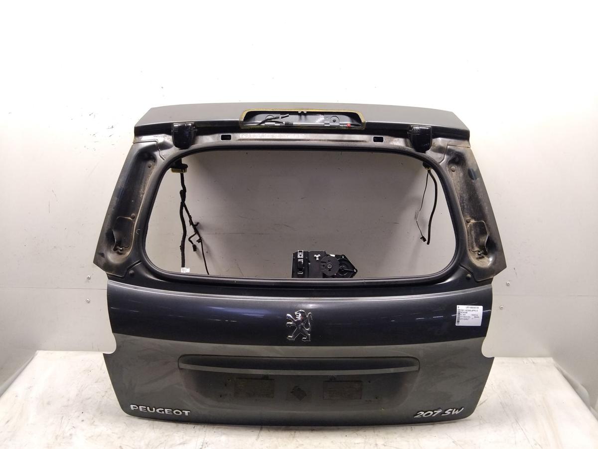 Peugeot 207 SW original Heckklappe KTP Shark Grau Metallic Rohbau BJ2009