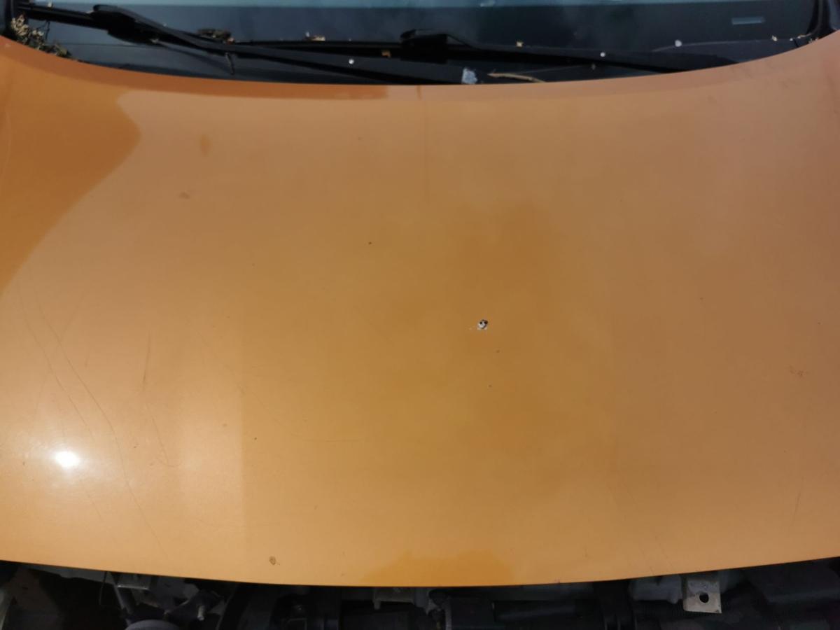 Nissan Micra K13 Motorhaube Haube Klappe Bonnet vorn A55 Orange Perl Kratzer