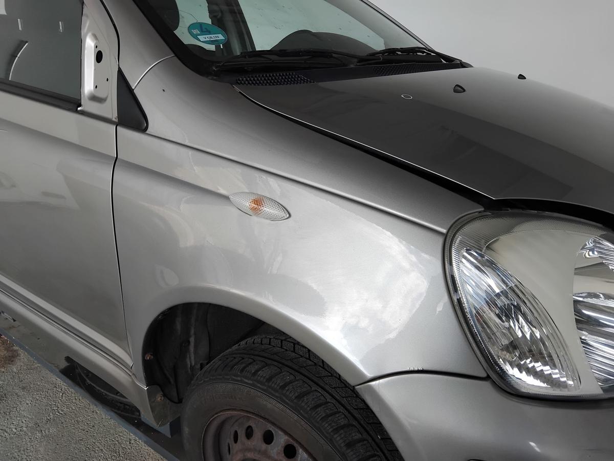 Toyota Yaris P1 original Kotfl&uuml;gel vorn rechts 1D2 Silbergraumetallic BJ2004