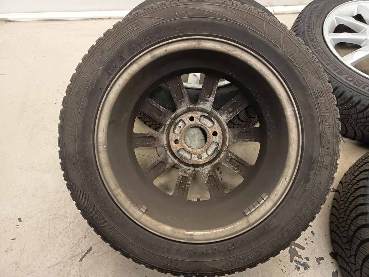 Renault Modus original Alufelgen Alufelgensatz 6x15 ET50 Allwetterreifen Bj 2005