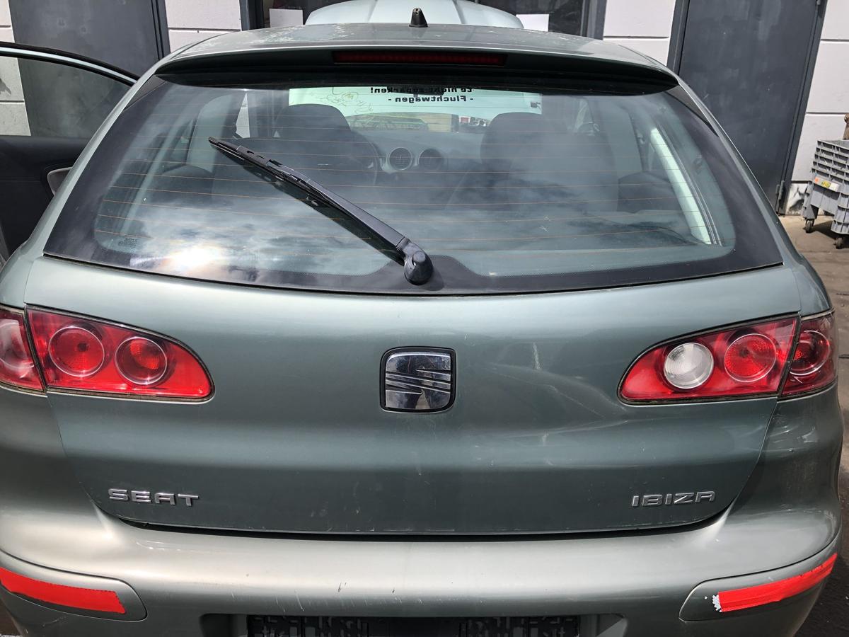 Seat Ibiza 6L original Heckklappe mit Scheibe S6M Sierragrün Bj 2003