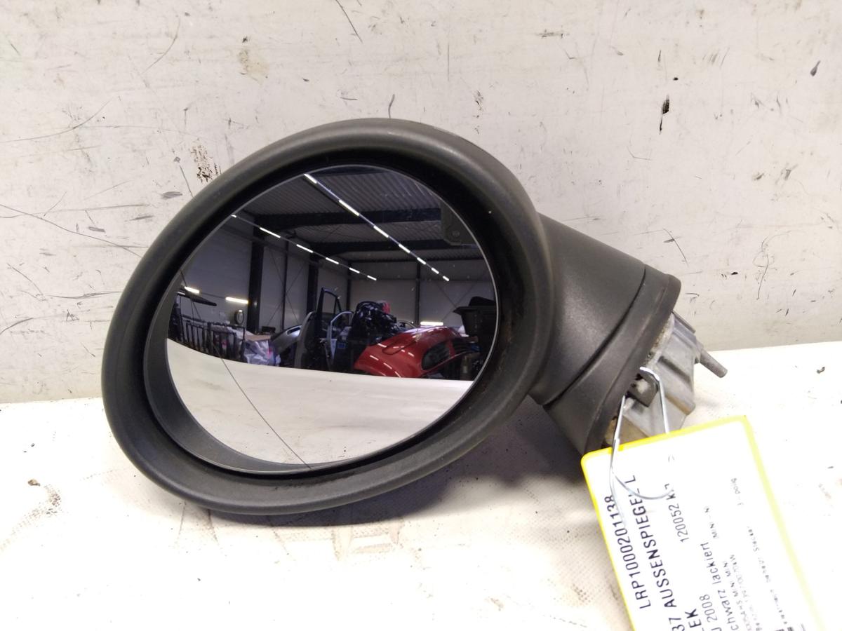 Mini II R56 One orig Au&szlig;enspiegel links schwarz elektrisch beheizt 3pol BJ2008