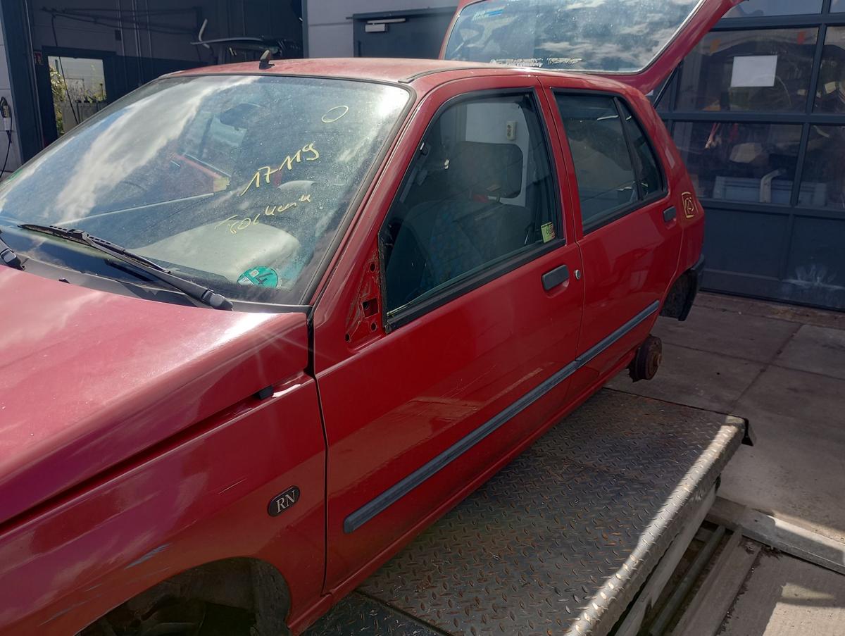 Renault Clio I 5türer original Tür vorn links Fahrer 763 Sienarot Bj 1993