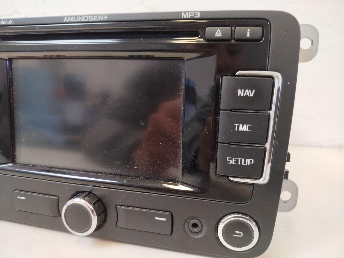 Skoda Fabia II 2 Typ 5J Radio Navigationssystem Typ RNS315 Navi Autoradio OEM